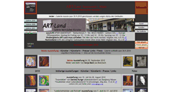 Desktop Screenshot of galerie-artland.kultur-oa.de